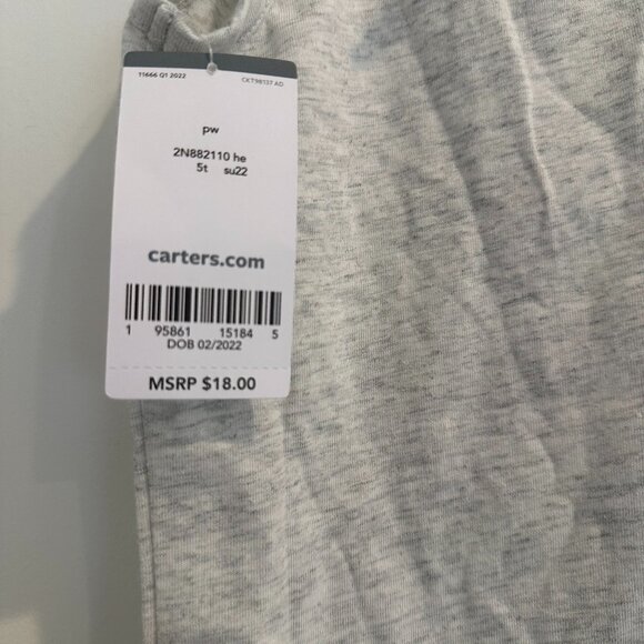 Carters Flamingo Jersey Tank 5T - Picture 3 of 3